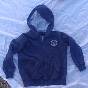 Kids Navy Hoodie Quiksilver Hoodie Size 7 Boys Zipper